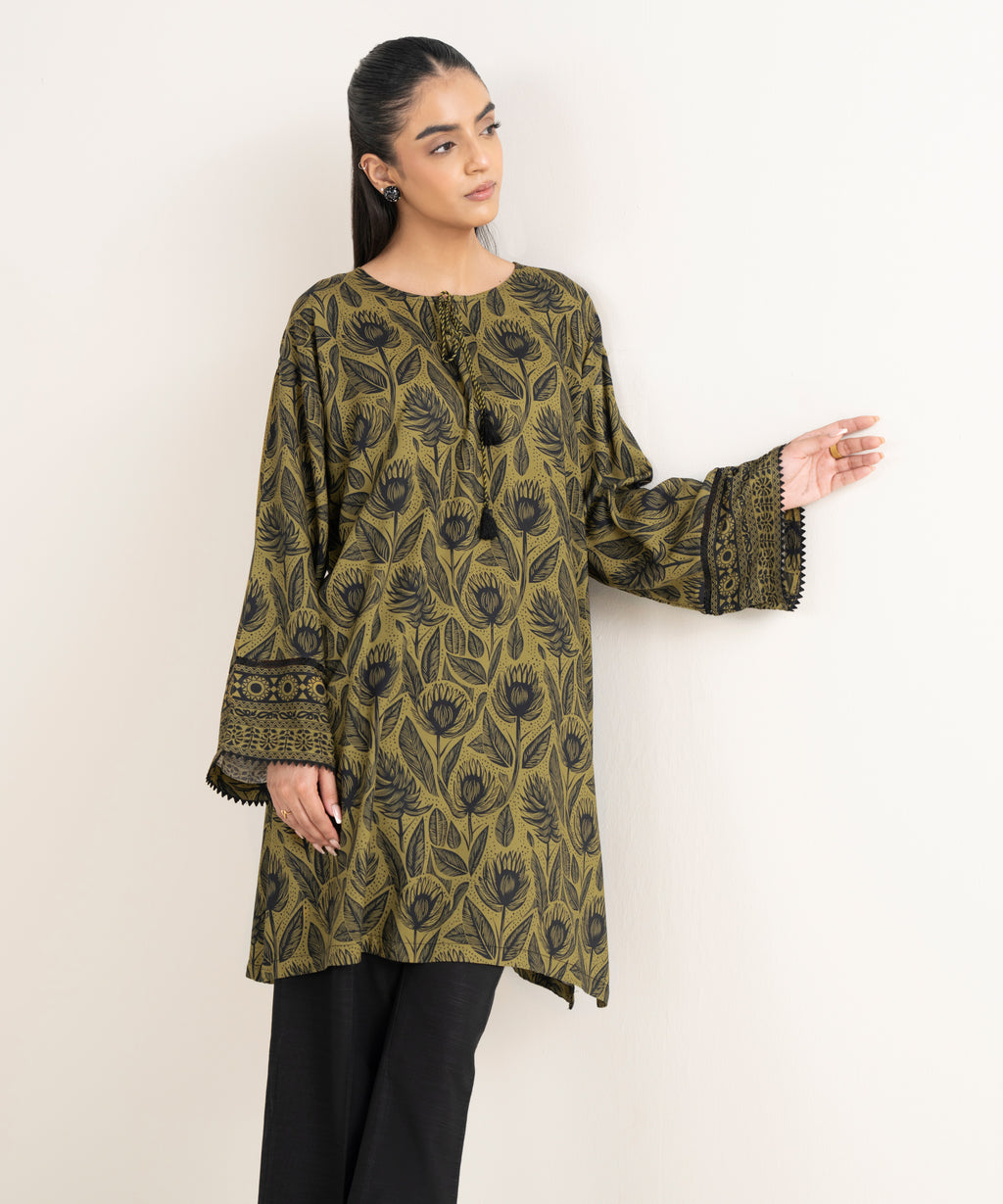 Printed Cotton Viscose Shirt
