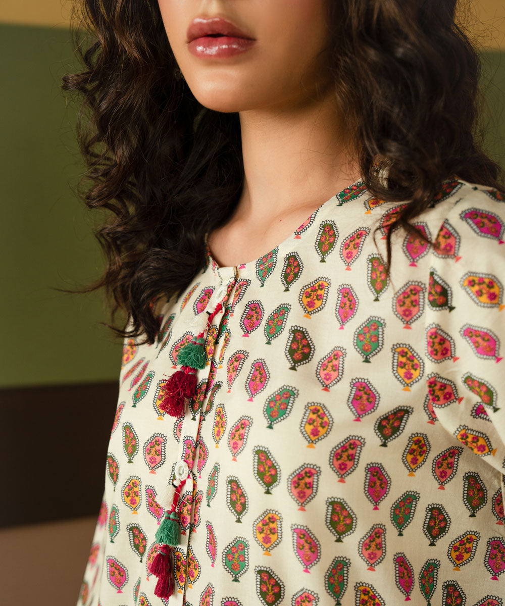 Women's Pret Lawn Printed Multi A-Line Shirt