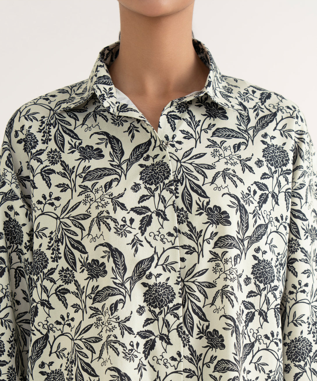 Women's Unstitched Cotton Printed Multi Two Piece Suit