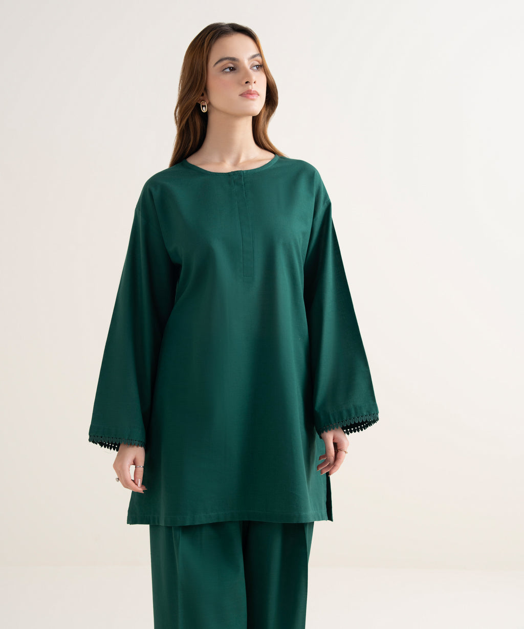 Solid Cotton Shirt