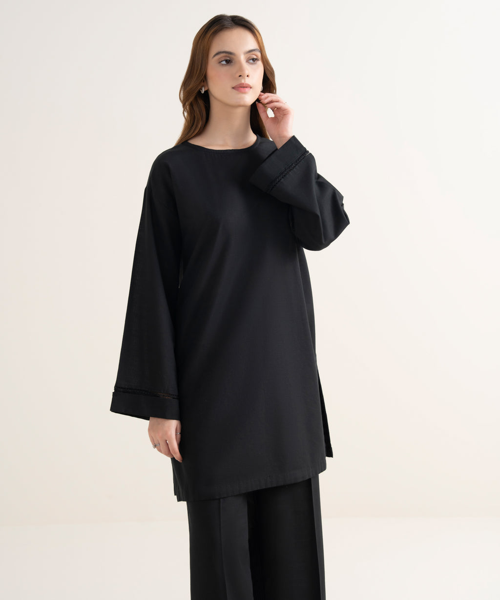 Solid Cotton Shirt