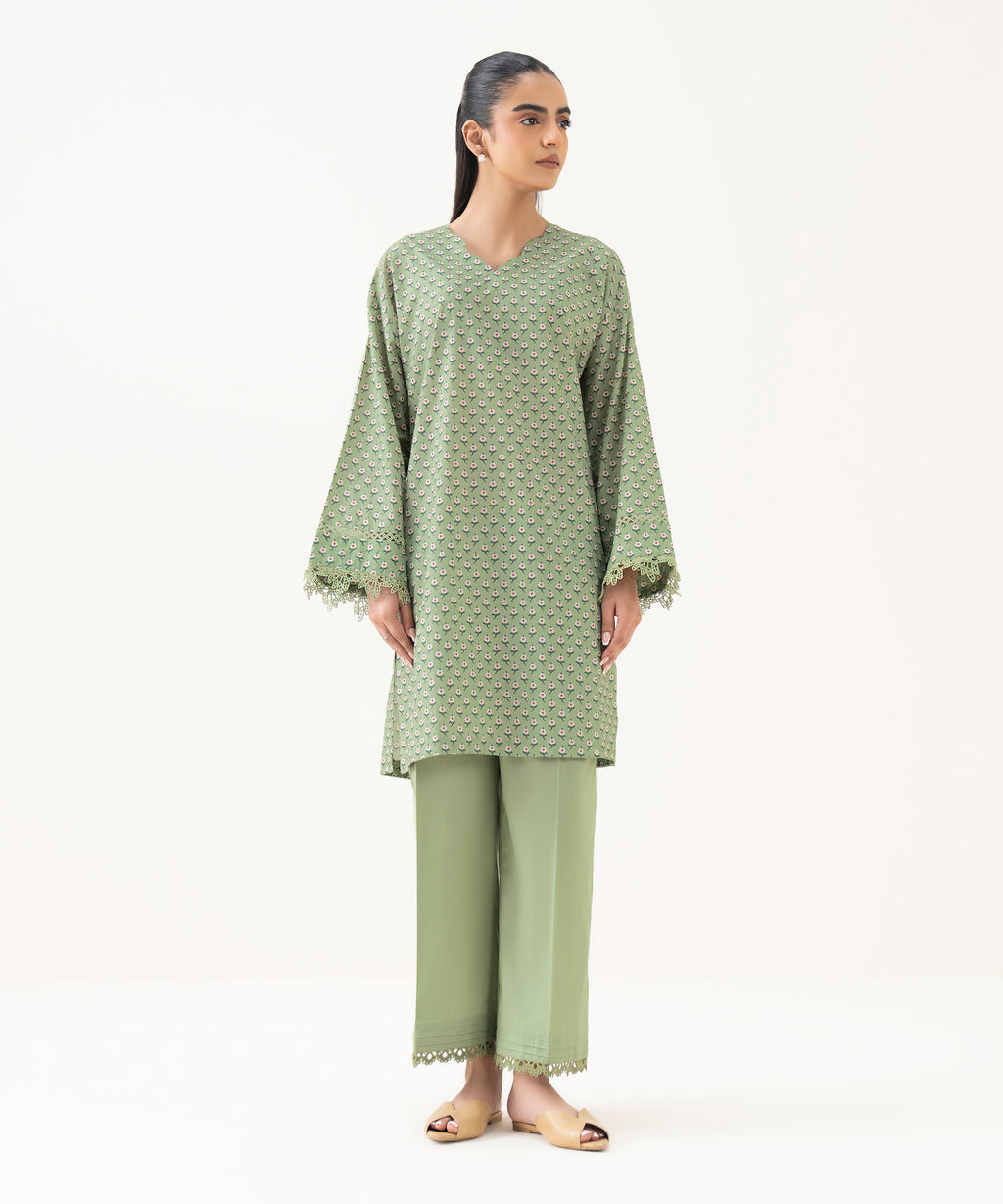 Printed Cambric Shirt