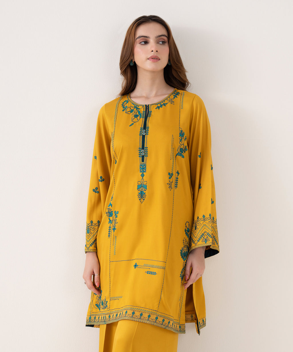 Embroidered Viscose Marina Shirt