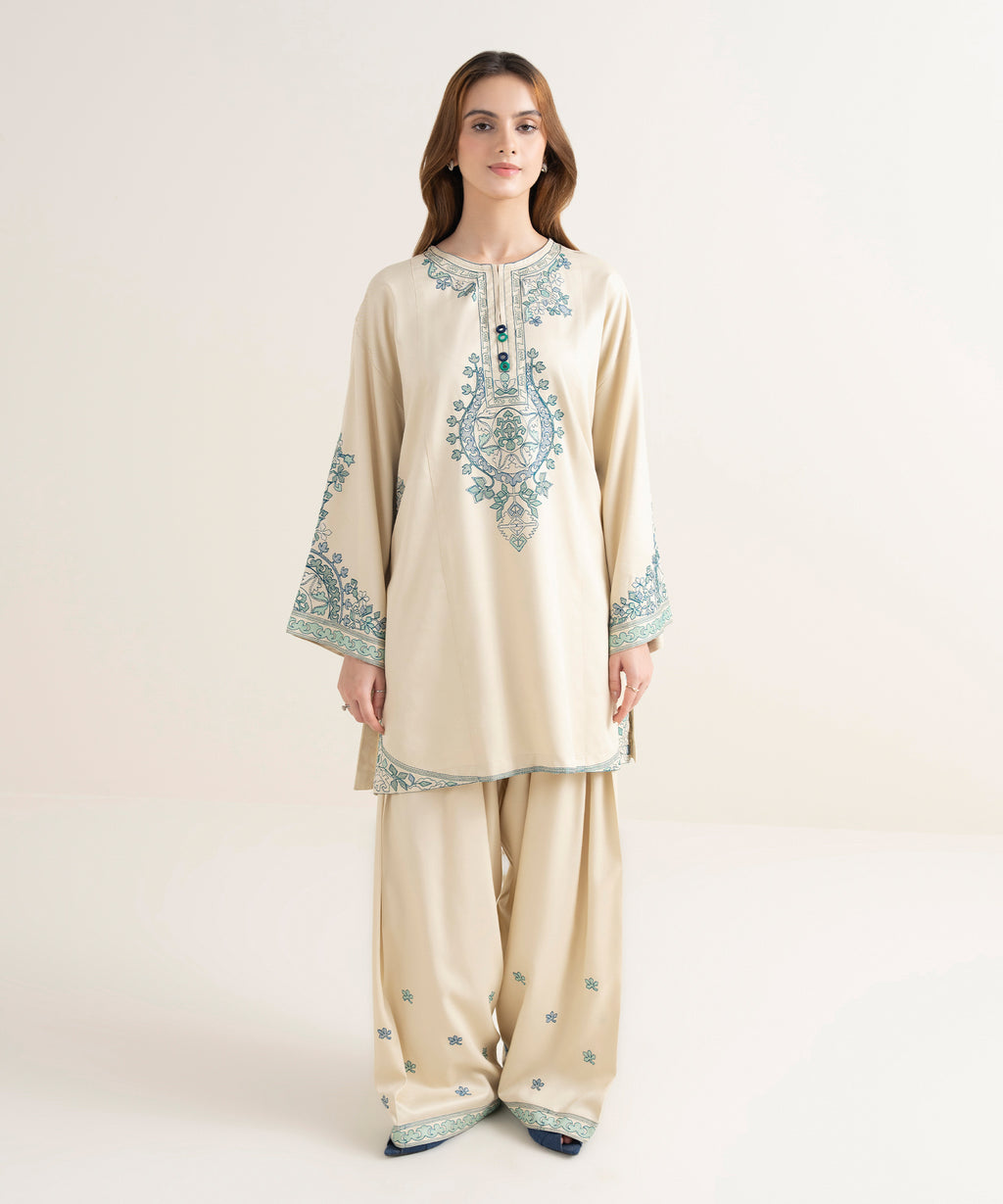 Embroidered Viscose Marina Shirt