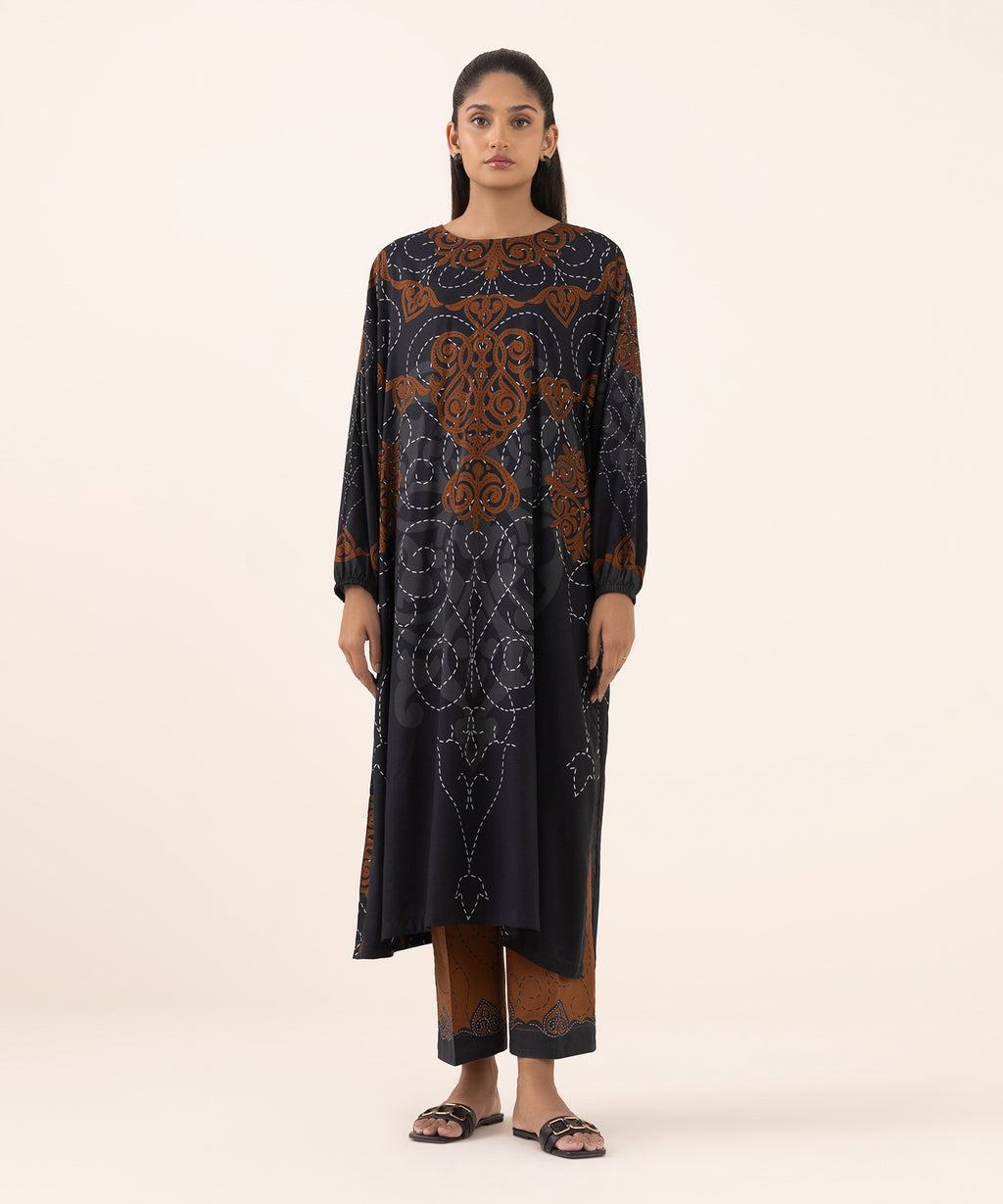 Printed Arabic Lawn Shirt