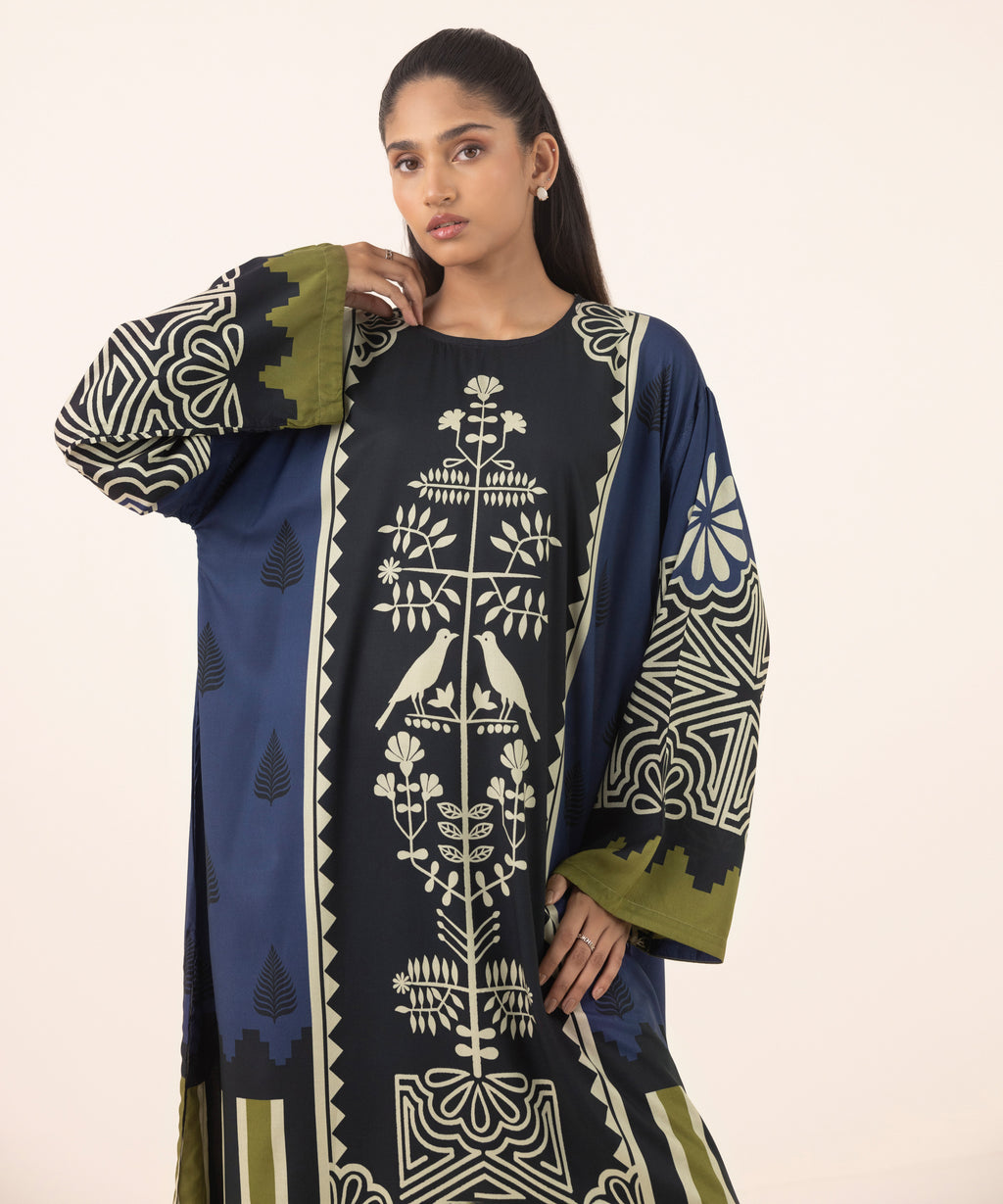 Printed Arabic Lawn Shirt