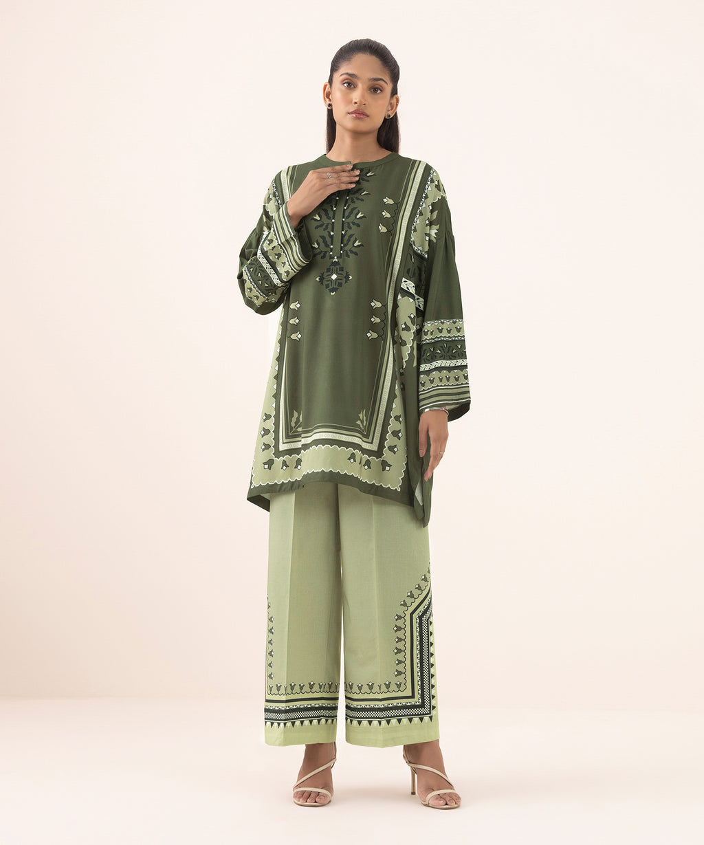 Printed Arabic Lawn Shirt