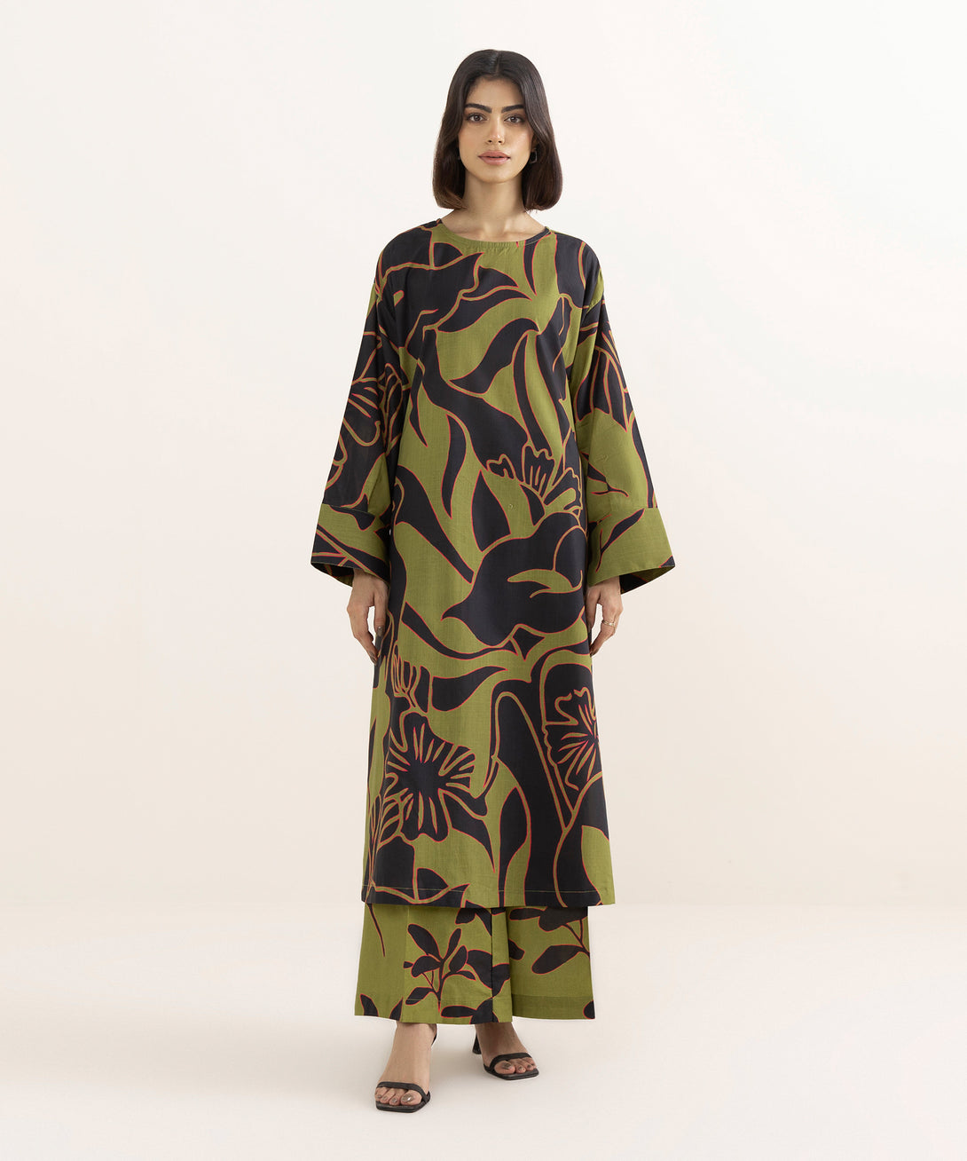 Women's RTW Cross Hatch Multi Printed Boxy Shirt