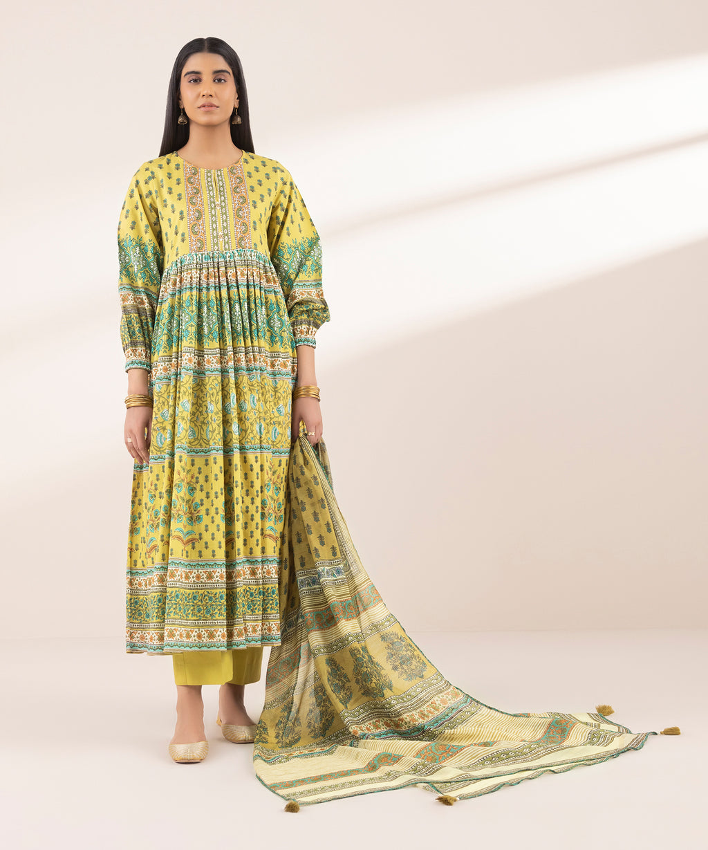 Tussar Silk Multi Printed Dupatta