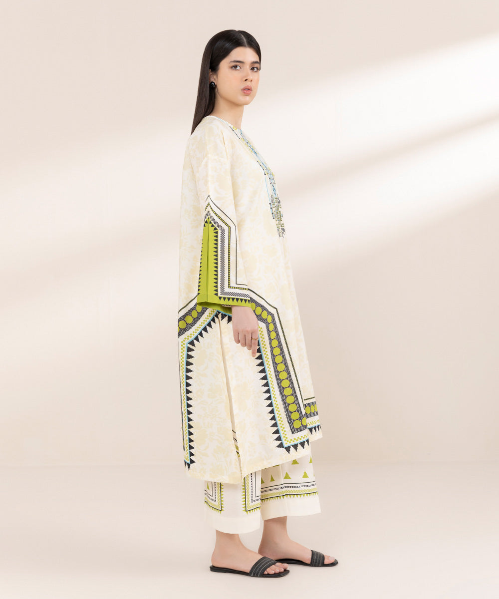Women's RTW Cambric Multi Printed Boxy Shirt