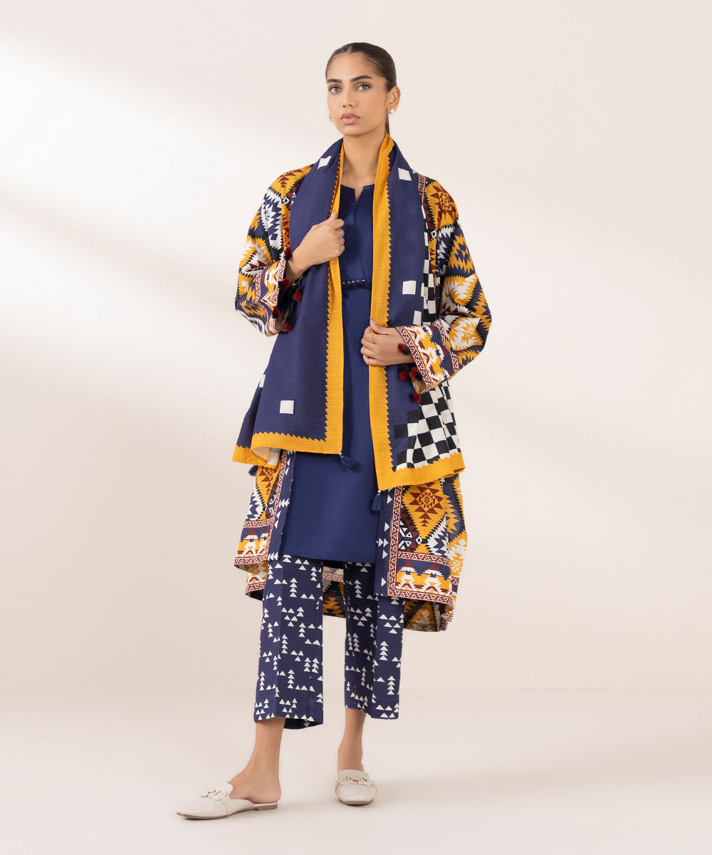 Khaddar Multi Printed Dupatta