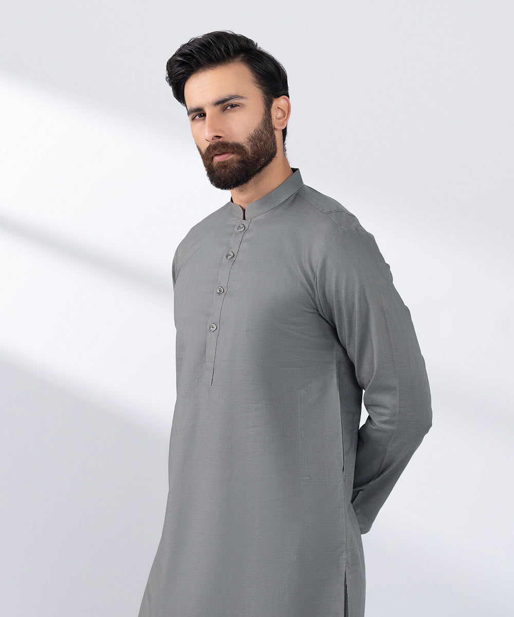 Cotton Jacquard Kurta