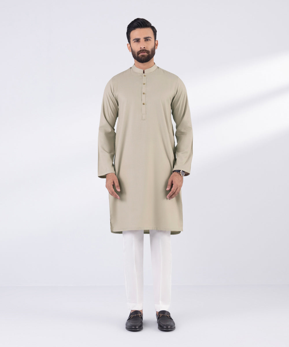 Blended Jacquard Kurta