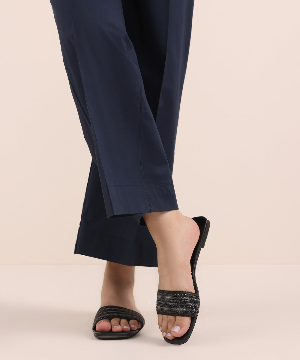 Women's Pret Cambric Blue Dyed Culottes