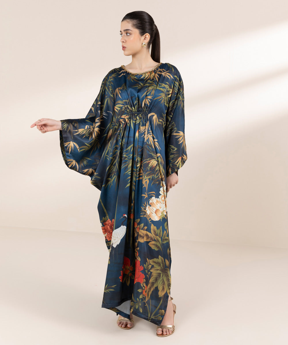 Women's RTW Blended Grip Multi Printed Kaftan Shirt