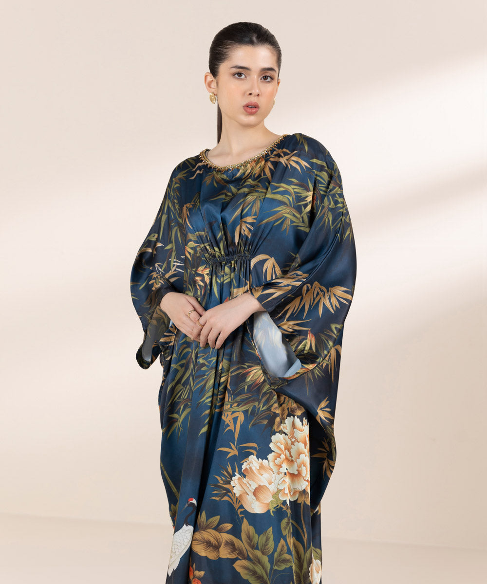 Women's RTW Blended Grip Multi Printed Kaftan Shirt