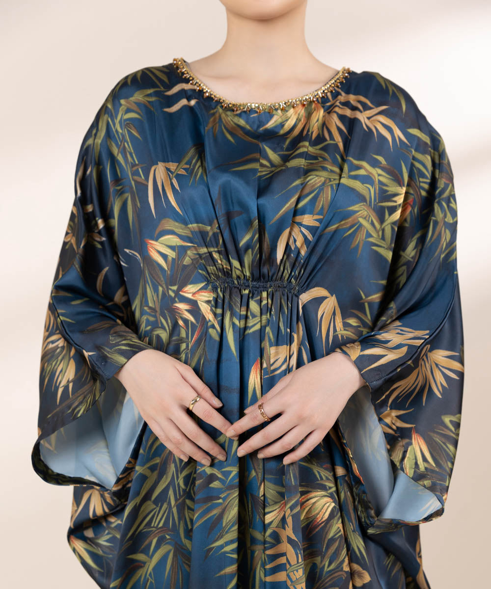 Women's RTW Blended Grip Multi Printed Kaftan Shirt