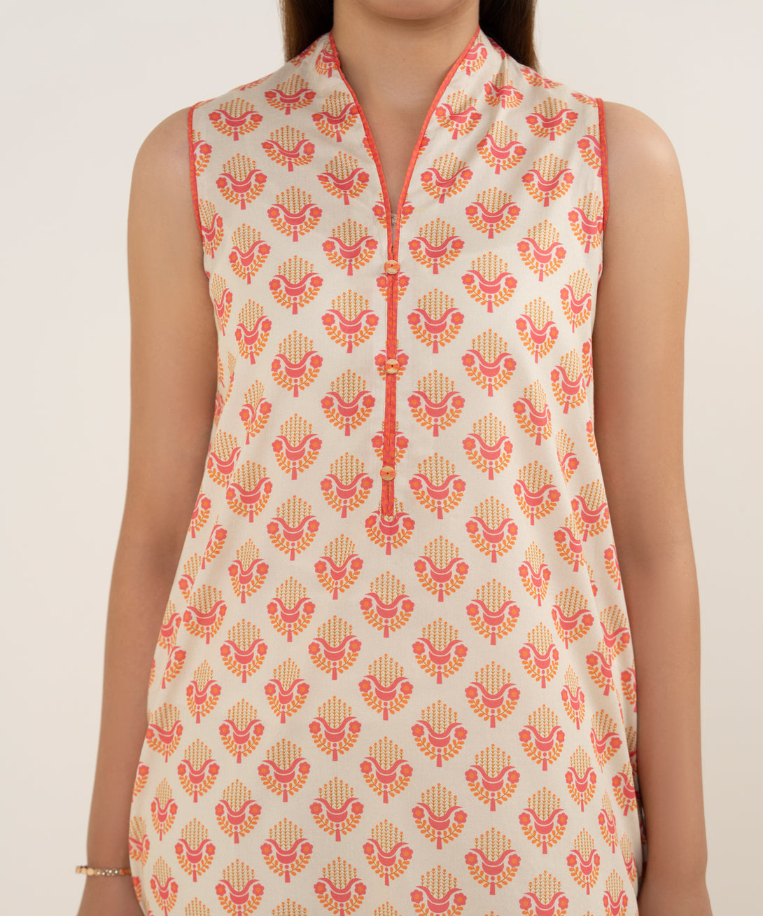 Women's Unstitched Lawn Printed Multi Shirt