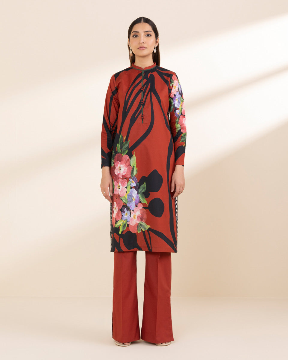 Unstitched Women's Red Lawn Shirt 