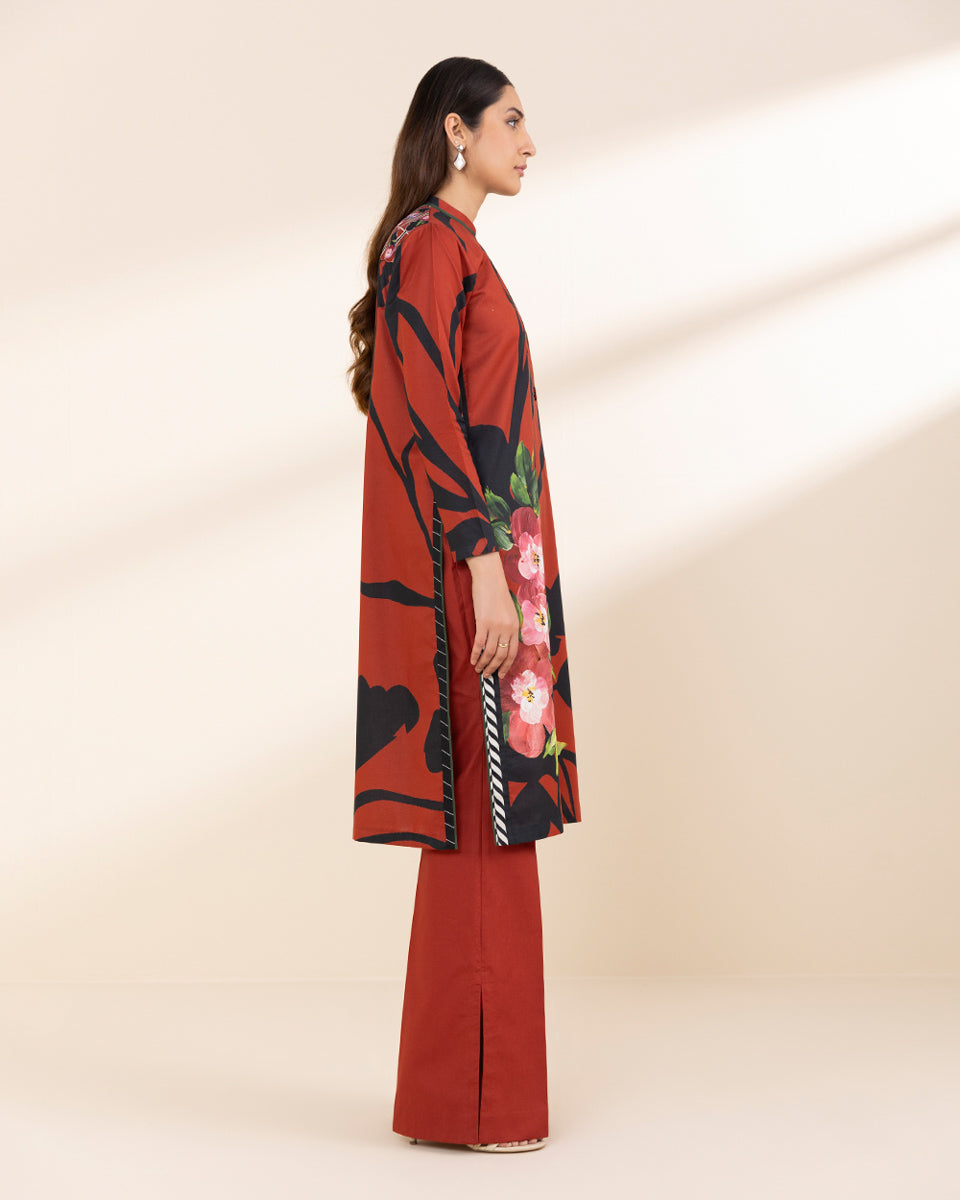 Unstitched Women's Red Lawn Shirt 