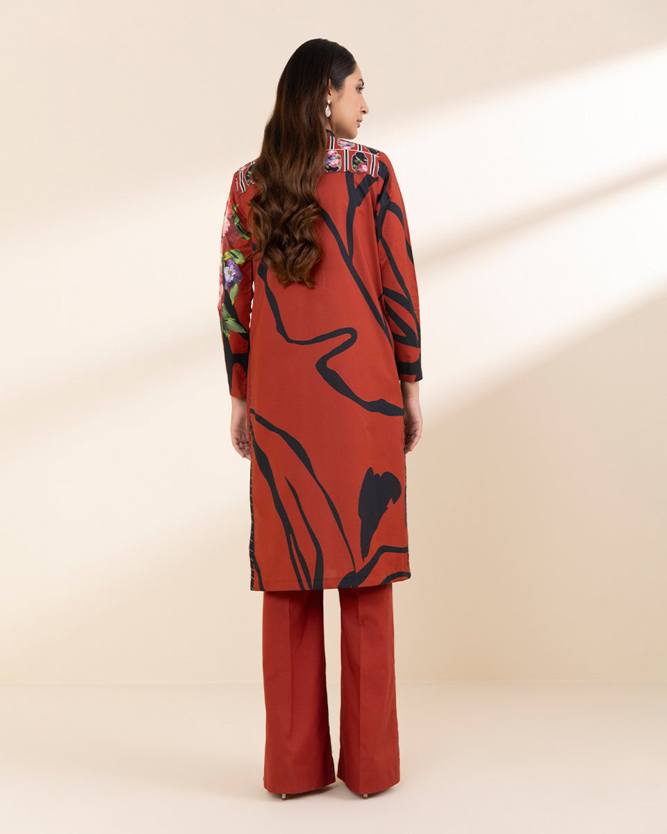 Unstitched Women's Red Lawn Shirt 