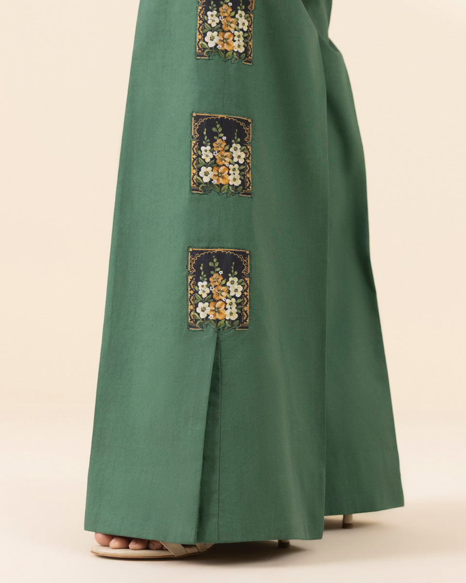 Unstitched Women's Green Lawn Shirt 