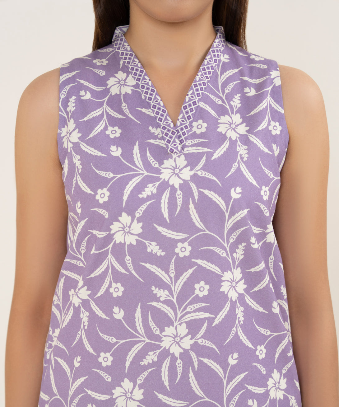 Women's Unstitched Lawn Printed Multi 2 Piece Suit