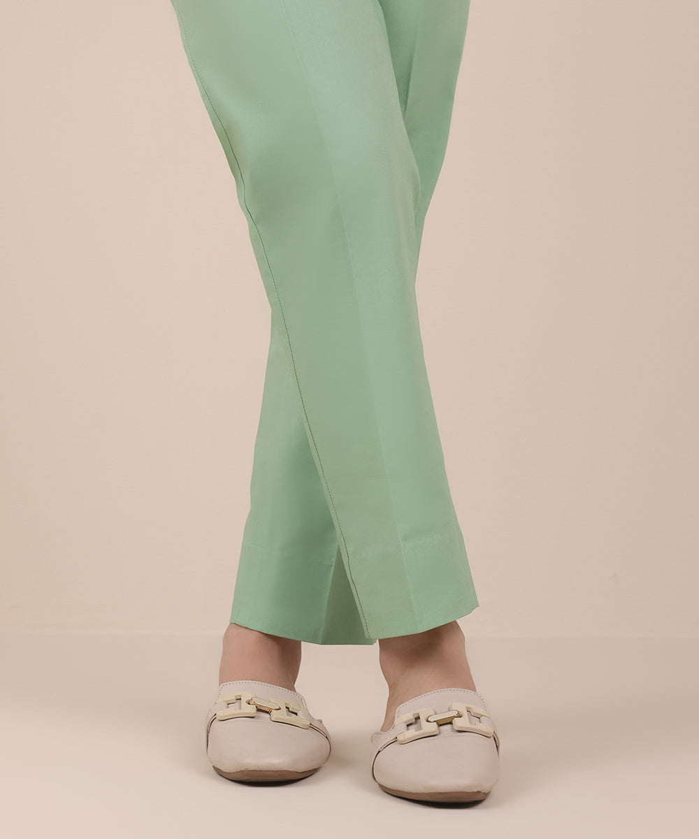 Dyed Cotton Trousers