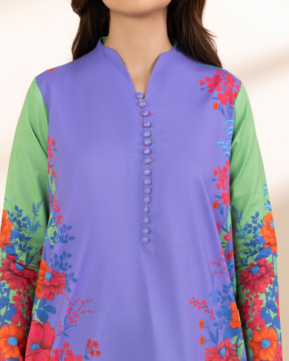 Unstitched Women's Multi Lawn 3 Piece Suit
