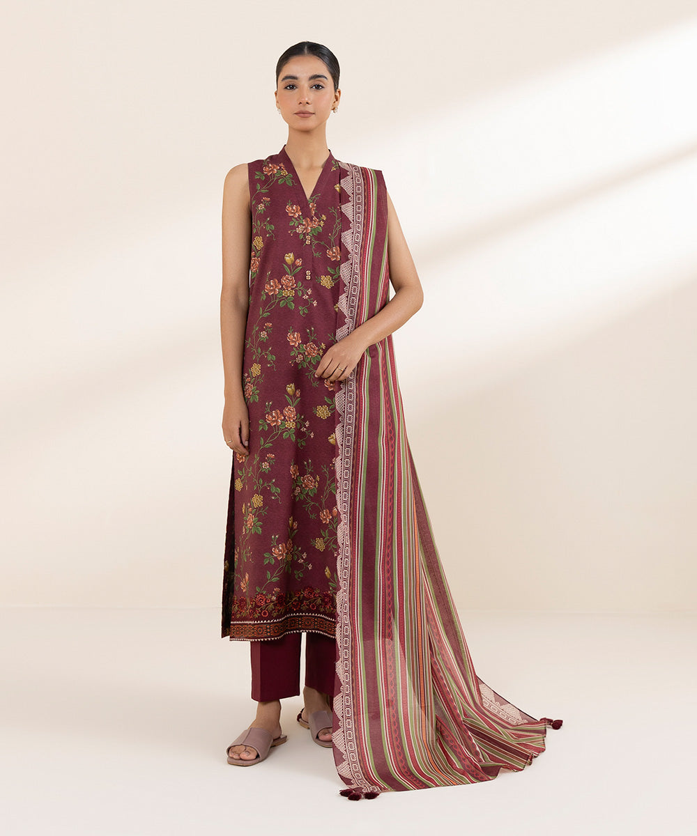 2 Piece - Embroidered Lawn Suit