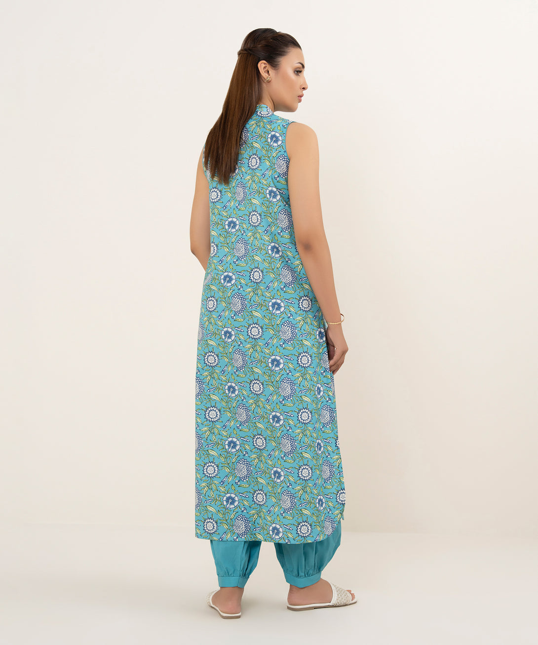 Women's Unstitched Lawn Printed Multi 2 Piece Suit