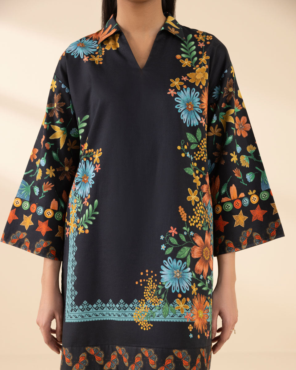 Unstitched Women's Multi Lawn 3 Piece Suit