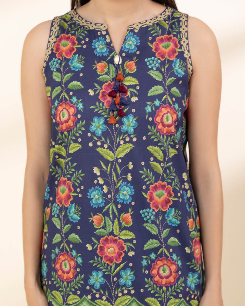 Unstitched Women's Multi Lawn 3 Piece Suit