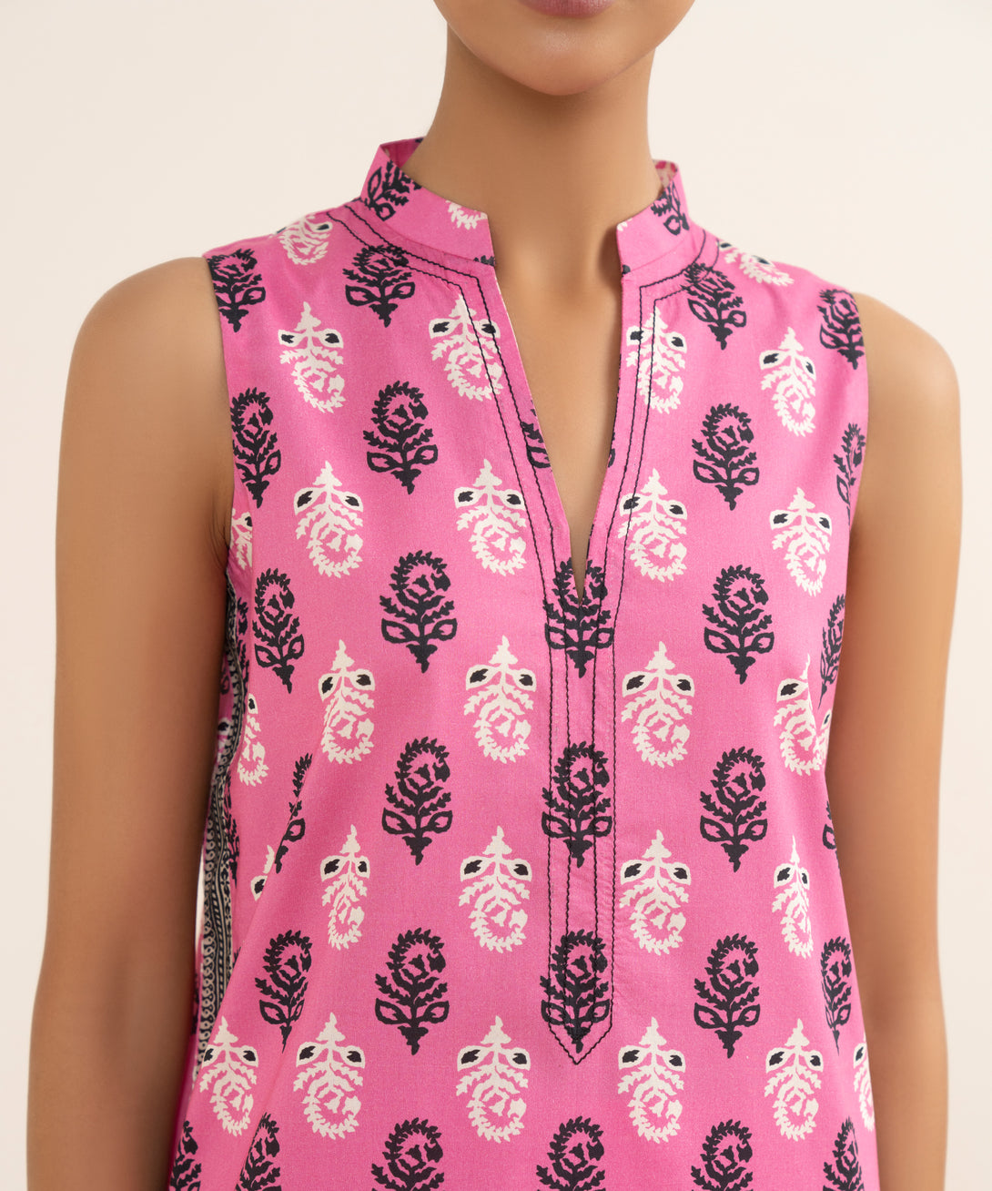 Women's Unstitched Lawn Printed Multi 3 Piece Suit