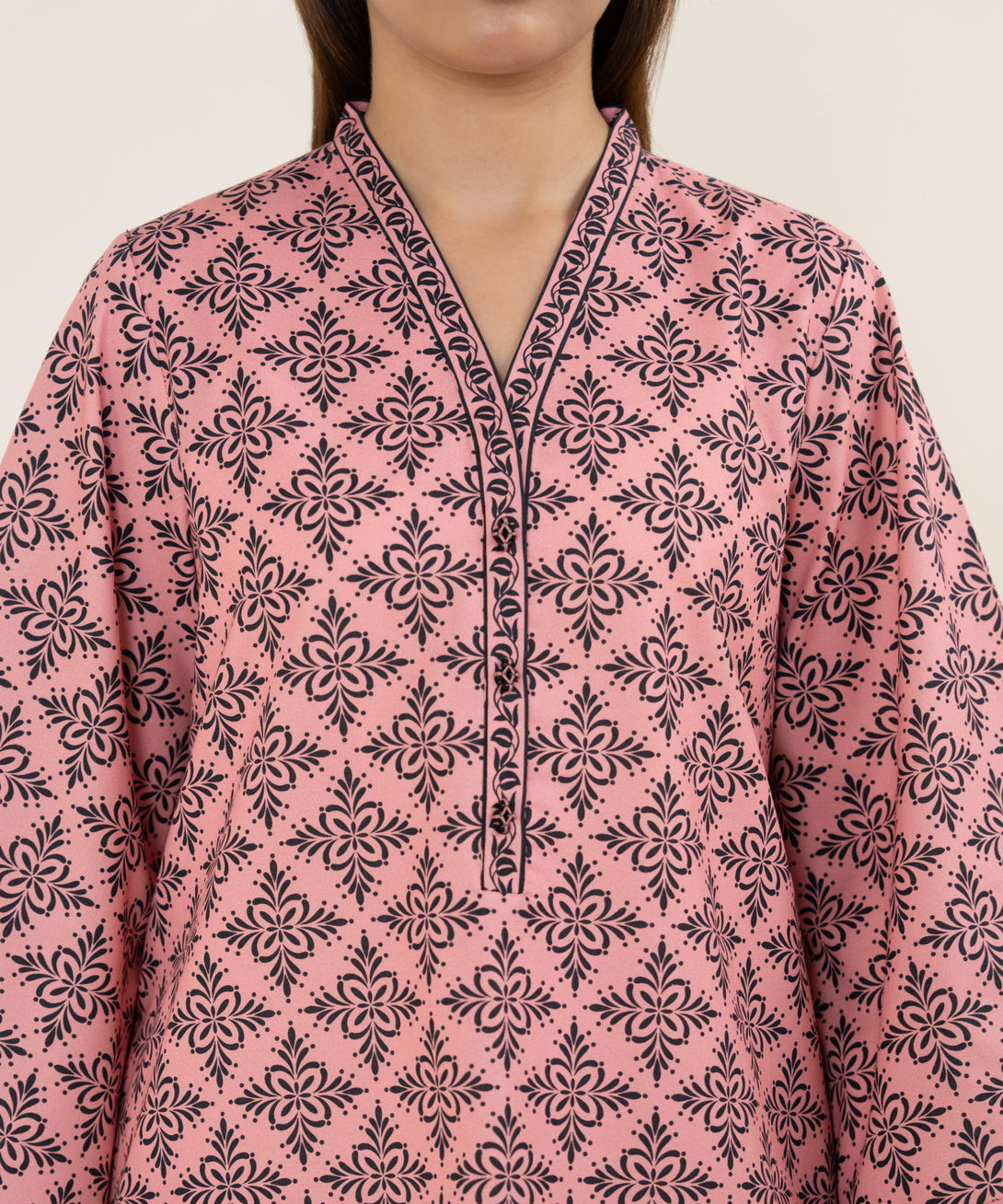 Women's Unstitched Cotton Printed Multi 3 Piece Suit