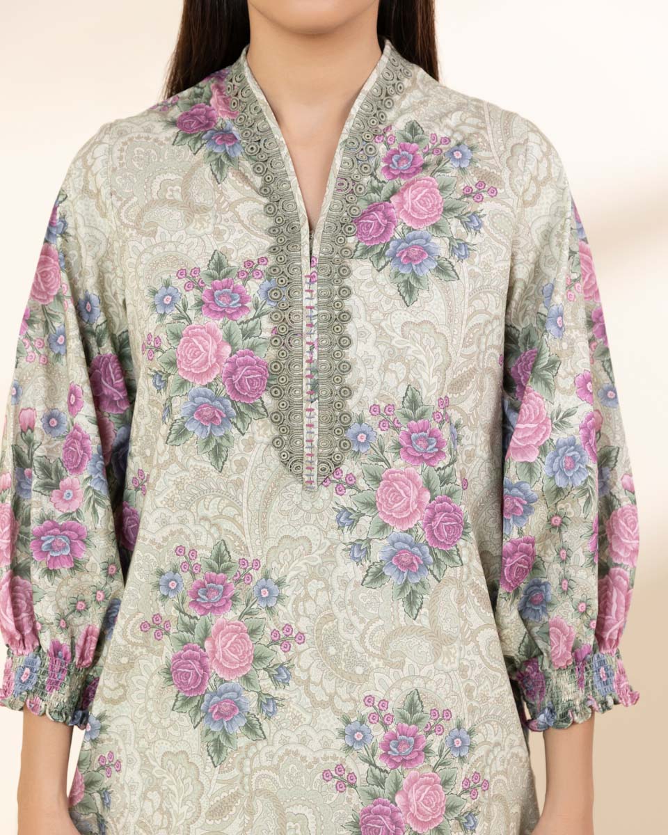 Unstitched Women's Multi Lawn 3 Piece Suit