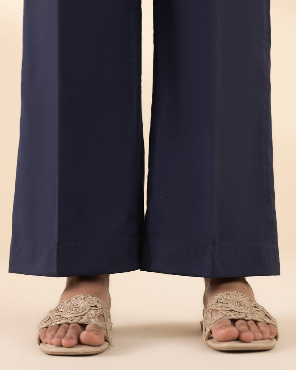 Unstitched Women's Blue Lawn 3 Piece Suit