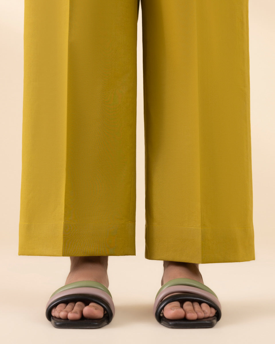 Unstitched Women's Yellow Lawn 3 Piece Suit