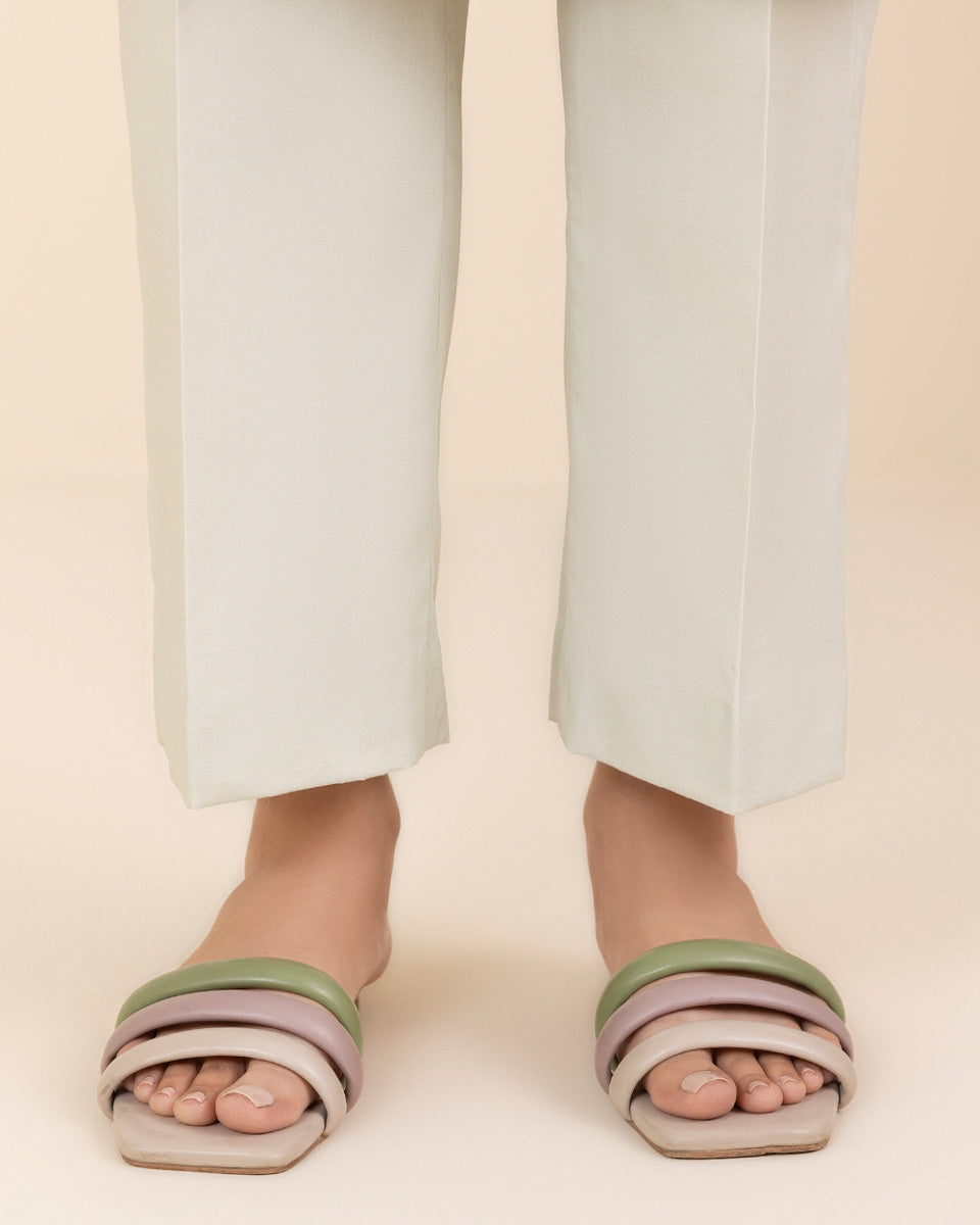 Unstitched Women's Off White Lawn 3 Piece Suit