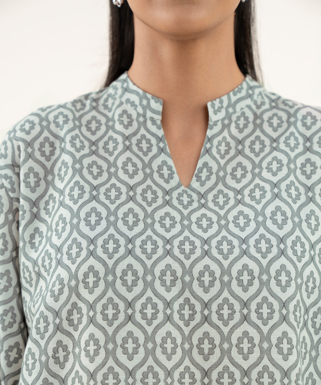 Women's Unstitched Lawn Printed Multi Two Piece Suit