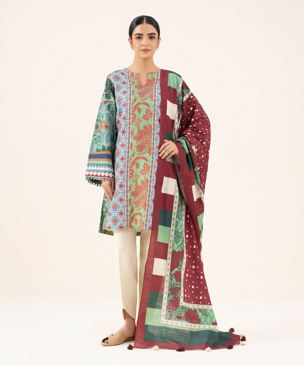 2 Piece - Printed Lawn Suit