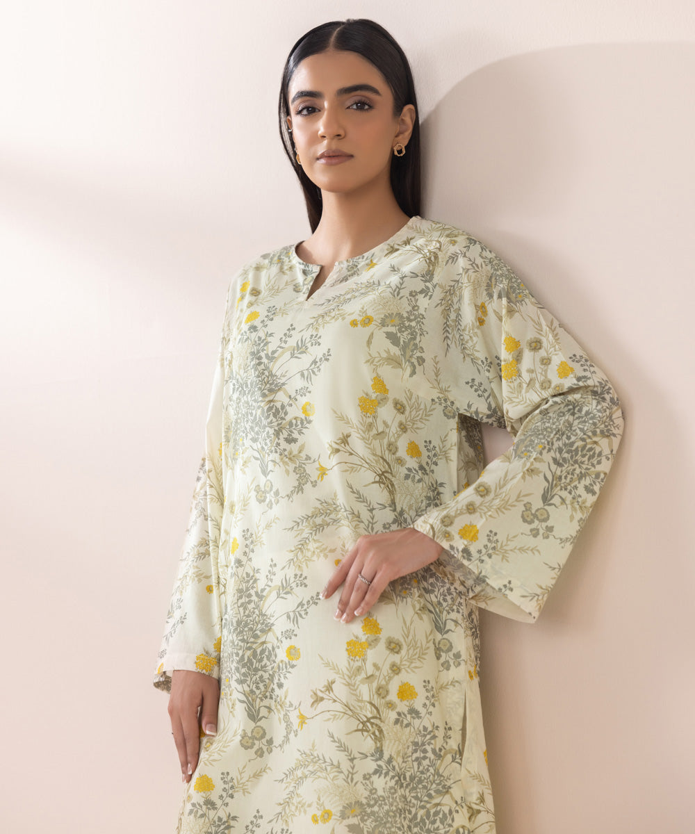 Women's Pret Lawn Multi Printed Boxy Shirt