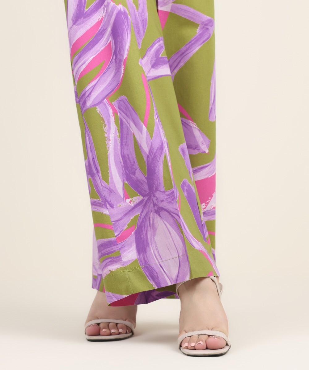 Women's RTW Cambric Multi Printed Culottes