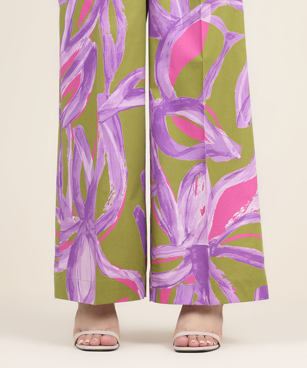Women's RTW Cambric Multi Printed Culottes