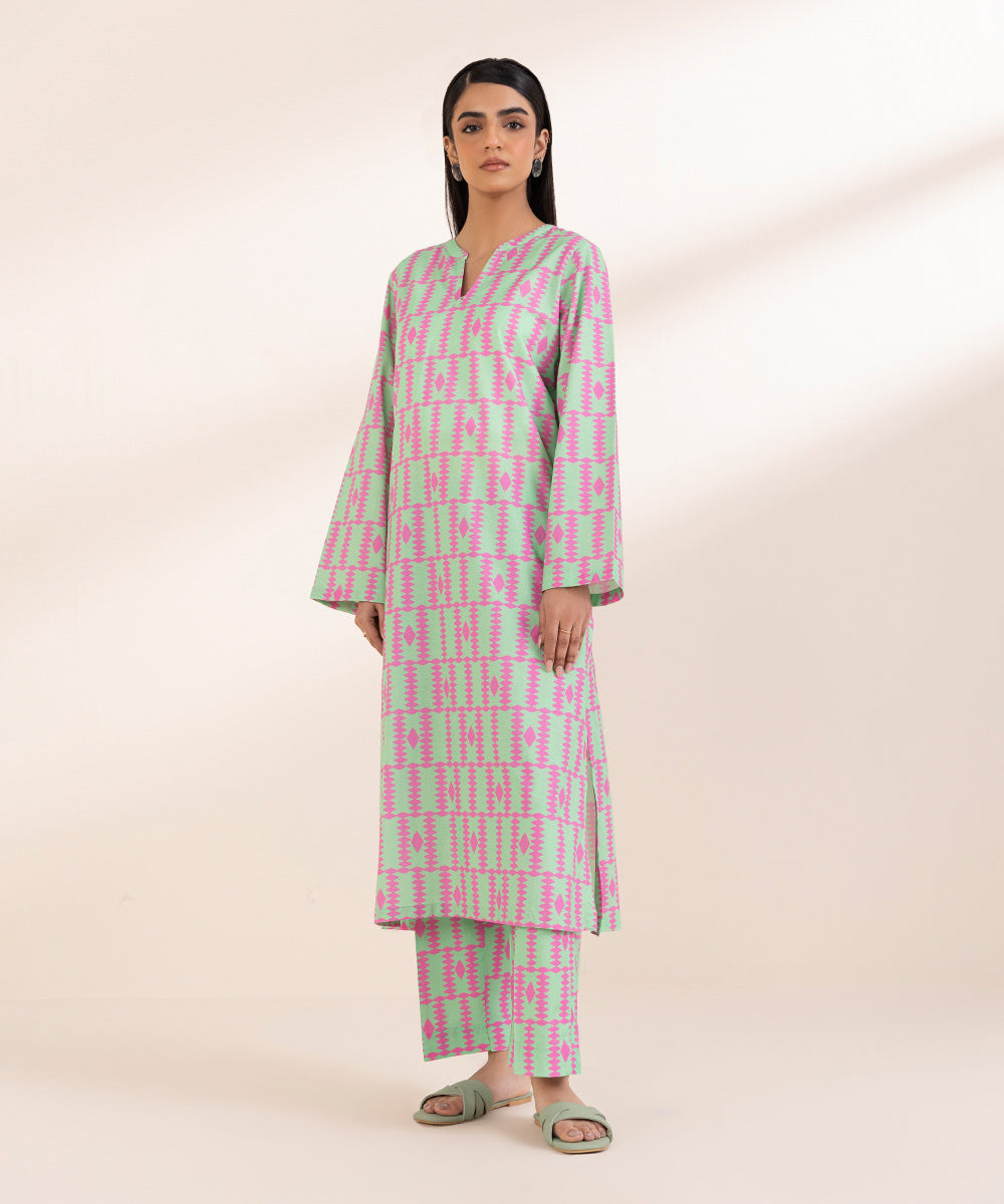 Women's Pret Lawn Multi Printed A-Line Shirt