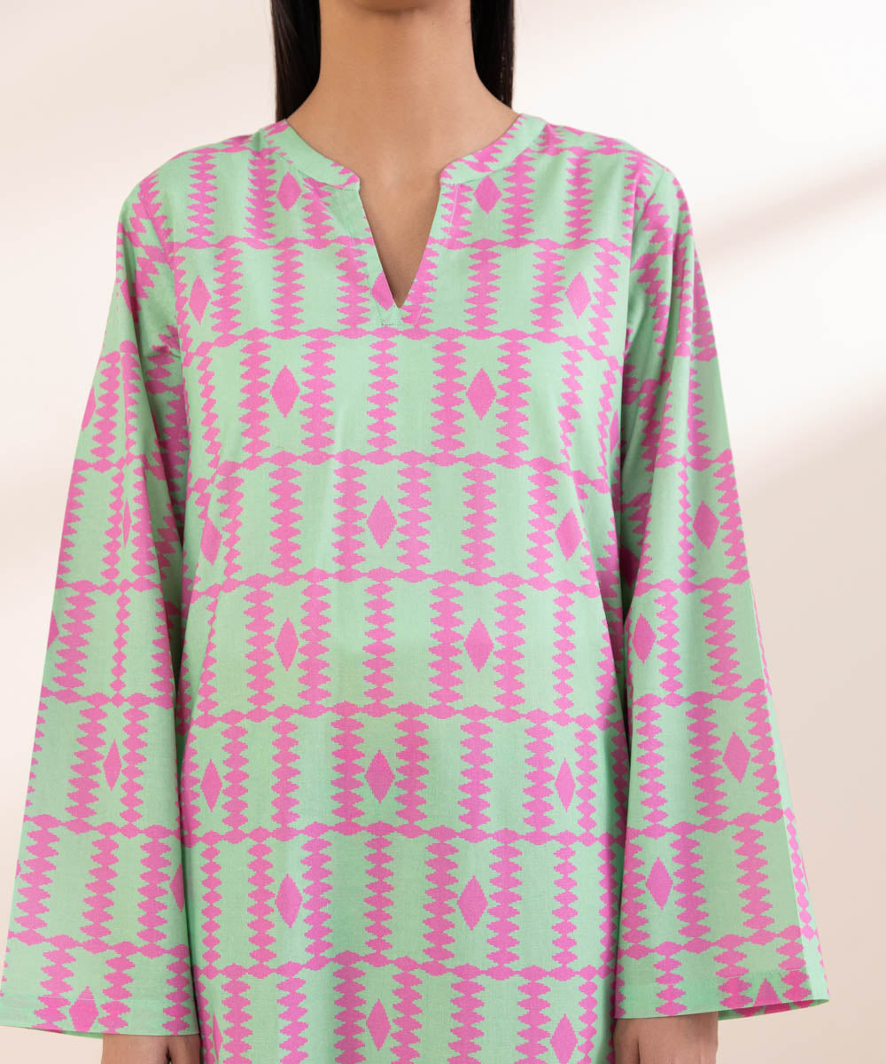 Women's Pret Lawn Multi Printed A-Line Shirt