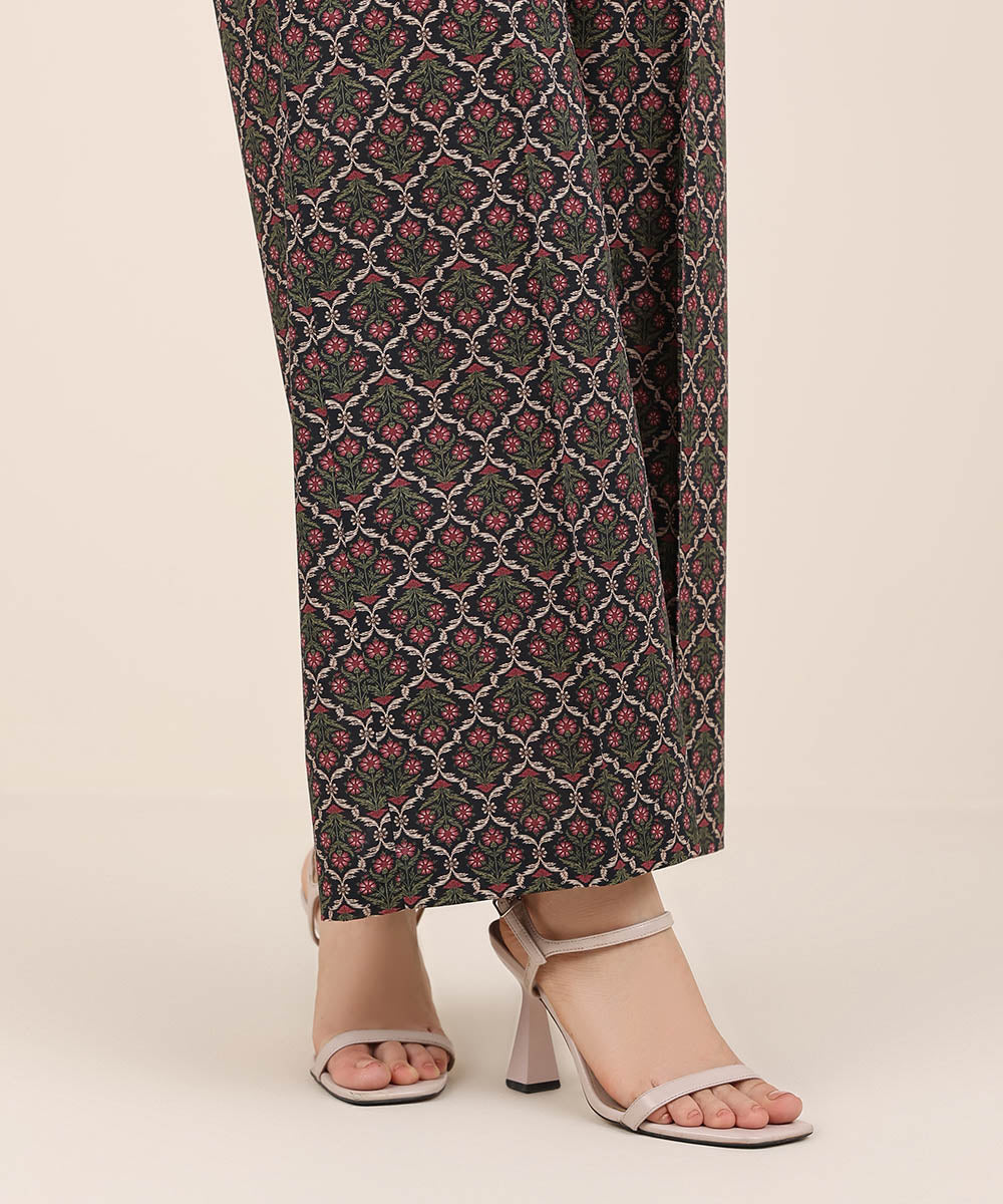 Women's RTW Cambric Multi Printed Culottes