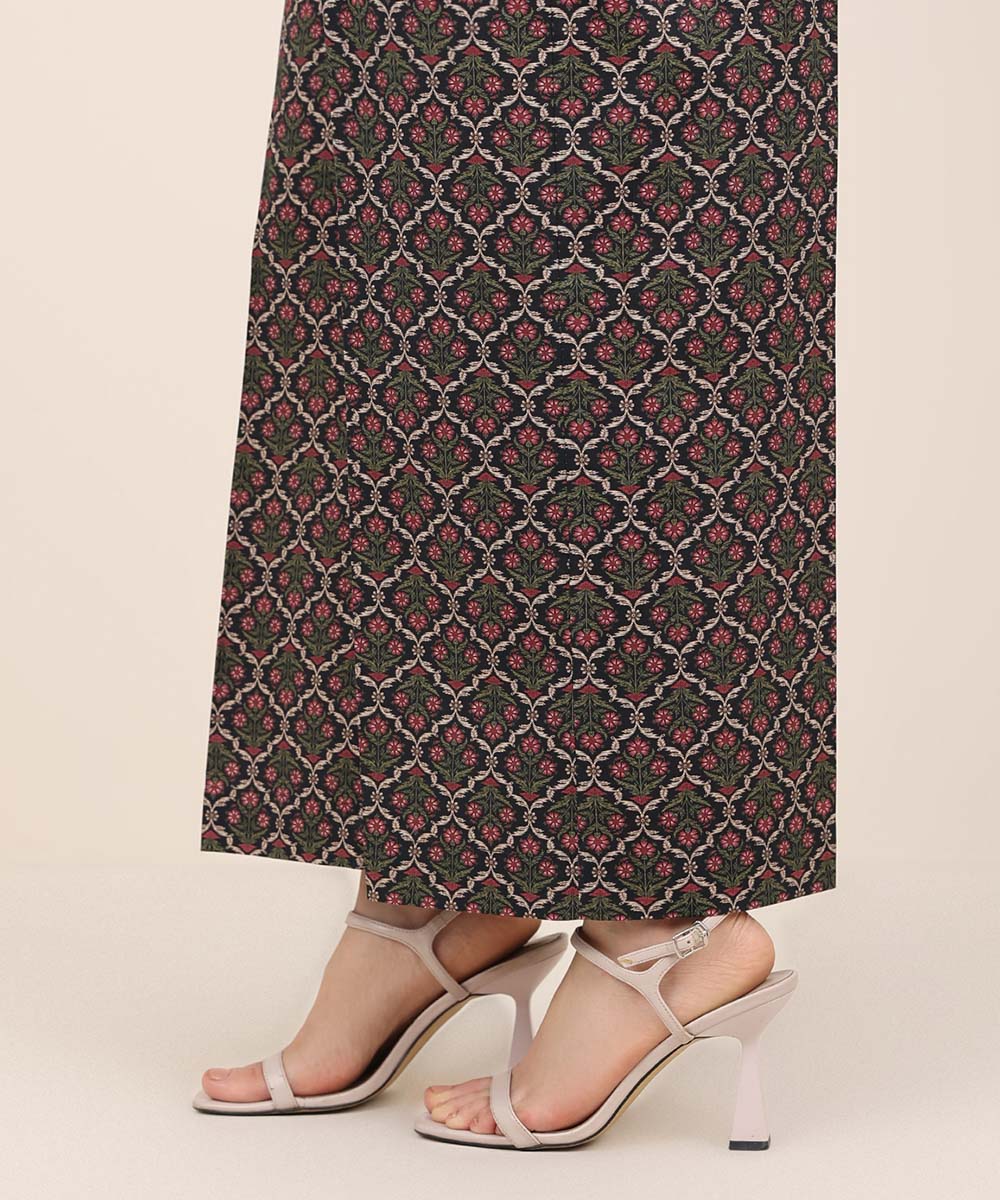 Women's RTW Cambric Multi Printed Culottes