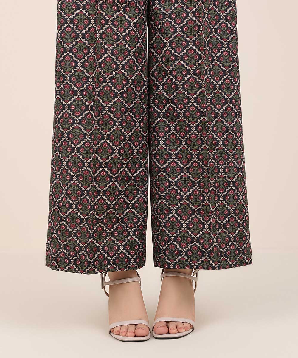 Women's RTW Cambric Multi Printed Culottes