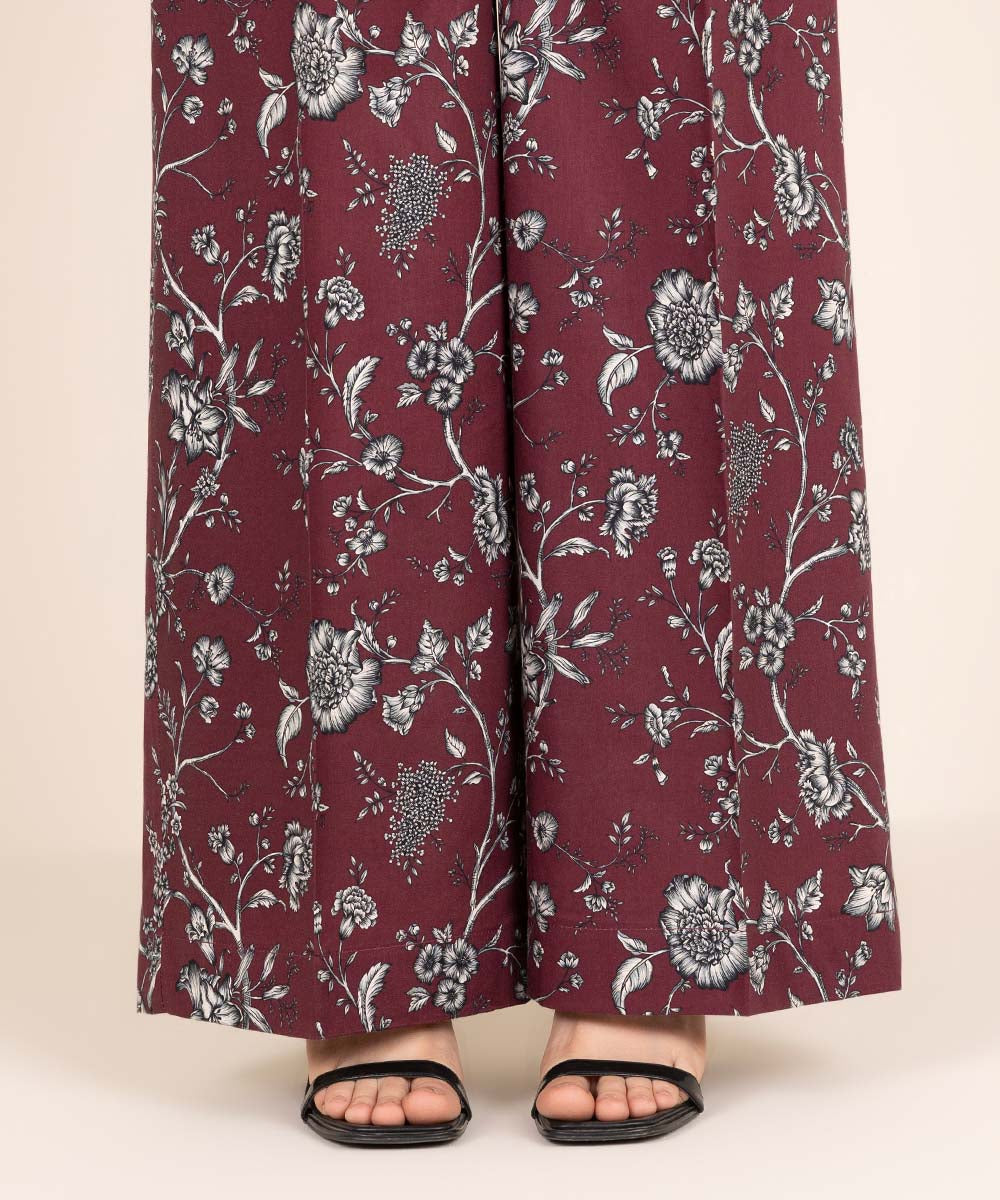Women's RTW Cotton Viscose Multi Printed Culottes